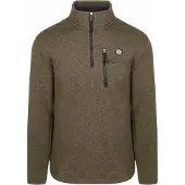 Superdry Tröja Havzip Feece Oiv Grön Storek