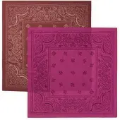 HUGO Two-pack of bandanas in printed cotton poplin