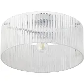 LUCANDE Taklampa Meritt , dimbar, Genomskinlig / transpare, Vardagsrum / matsal, Glas, Modern, Taklampa