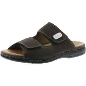 Rieker Pantolette mörkbrun / silver