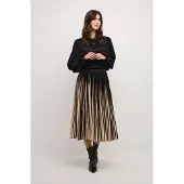 Culture Kjol 'CU Carly' beige / svart