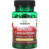 Swanson Health Vitlöksoljekoncentrat, 500 mg, 250 mjukkapslar