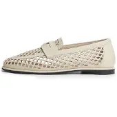 Tommy Hilfiger Cutout Leather Penny Loafers