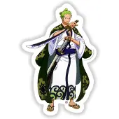Teknofun One Piece Roronoa Zoro-lampa 30 Cm