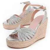 Montevita Sandalia De Cuña Para Mujer. Salia3 102965 41 silver