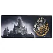 Stor Svartvit Hogwarts-matta Och Sköld 35x80 Cm