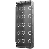 Fanvil EX103, Ram, Svart, , Gjuten aluminium, Vägg, i66 i67