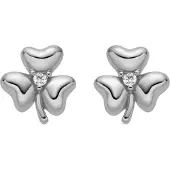 Luxenter Örhängen med Glänsande Zirkonia silver finish - Furne