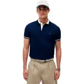 Tommy Hilfiger Regular Fit Colour Blocked Collar Polo Shirt