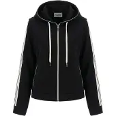 GUESS Sweatjacka svart / vit