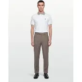 Hackett för män. HM5600137 Polo Stipe Trim vit (L), Casual, Bomull, Kort ärm