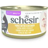 Schesir tonfisk och kyckling i buljong 70g