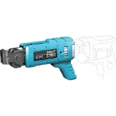Dedra batteridriven gips-/gipsskruvdragare utan borstar med matning SAS+ALL18V