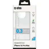 SBS Skinny Cover för iPhone 16 Pro Max - Transparent