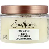 SheaMoisture Daglig Återfuktning Sheasockerpeeling, 100% Jungfrukokosolja, 340 g (350 ml)
