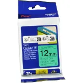Brother - Rulle (1,2 cm) 1 kassett(er) bandlaminat - för P-Touch PT-1010, 1080, 1090, 1230, 1290, 1880, 2100, 2430, 2700, 2710, 9800, PT-GL-200