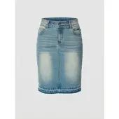 KOROSHI Kjol blå denim