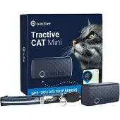 Tractive GPS CAT Mini - Dark Blue- Abonnemang i app