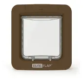 Sureflap Mikrochip Pet door Husdjurslucka Brun 1 st