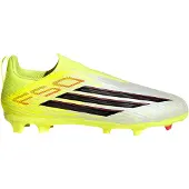 Adidas F50 League Laceless Fg/ag Born For Goals - Gul/svart/lucid Red Barn, storlek 29