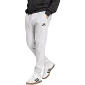 Adidas Sportbyxa 'Essentials Feelcozy' ljusgrå / svart