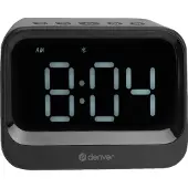 Denver väckarklocka med Bluetooth högtalare / digital väckarklocka med högtalare - Svart