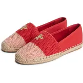 Tommy Hilfiger Logo Plaque Colour Blocked Woven Espadrilles