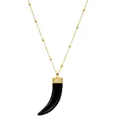 Luxenter Halsband Arhew 18k guldplätering svart