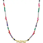 Luxenter Halsband 'Mamá' blandade färger
