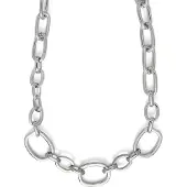 Luxenter Halsband - - Danli - Rodiumplätering - Metall - Grå