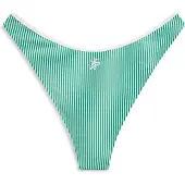 Tommy Hilfiger Essential Seersucker High Cut Cheeky Bikini Bottoms