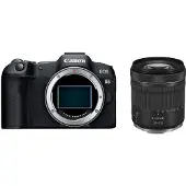 Canon EOS R8 + RF 24-105mm F4-7.1 IS STM, 24,2 MP, 6000 x 4000 pixlar, CMOS, 4K Ultra HD, Pekskärm, Svart