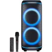 Denver BPS-470 Partyhögtalare med mikrofon och fjärrkontroll / 200 W RMS / Bluetooth-högtalare