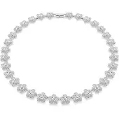 Swarovski Halsband silver / transparent