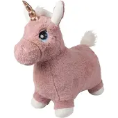 Krea - Hop And Bounce Plush Unicorn, Rose Col.