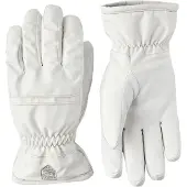 Hestra Primaloft Leather, Skidhandskar, Dam, Vit