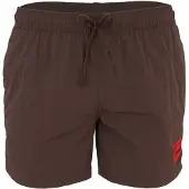HUGO Quick-drying swim shorts with red logo label