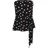 Vero moda Topp 'VMELISA' svart / vit