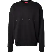 HUGO Cotton sweatshirt with logo embroidery and graphic print