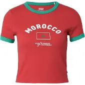 Levi's T-shirt 'Morocco Ringer Tee' grön / röd / vit