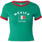 Levi's T-shirt 'Mexico Ringer Tee' grön / röd / vit
