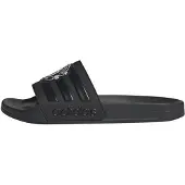 Adidas Pantolette 'ADILETTE' svart / vit