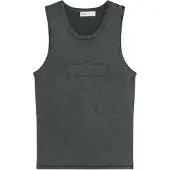 Bershka T-shirt 'BLO' grå