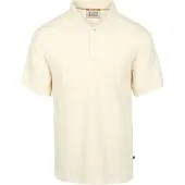Scotch & soda Stickad Piké Strukturerad Ecru Off-White Beige Storlek