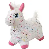 Krea Hop And Bounce Plush Horse, Rainbow