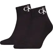 Calvin Klein 2 Pack Soft Cotton Stretch Ankle Socks