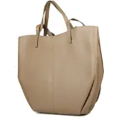 Giulia Tote Bag Ljus Taupe