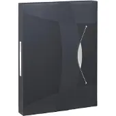 Esselte - Boxfil - för A4 (210 x 297 mm) - kapacitet: 350 ark - transparent, intensivsvart