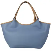 Giulia Tote Bag Himlāblå Brun