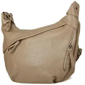 Giulia Axelväska Grå Beige